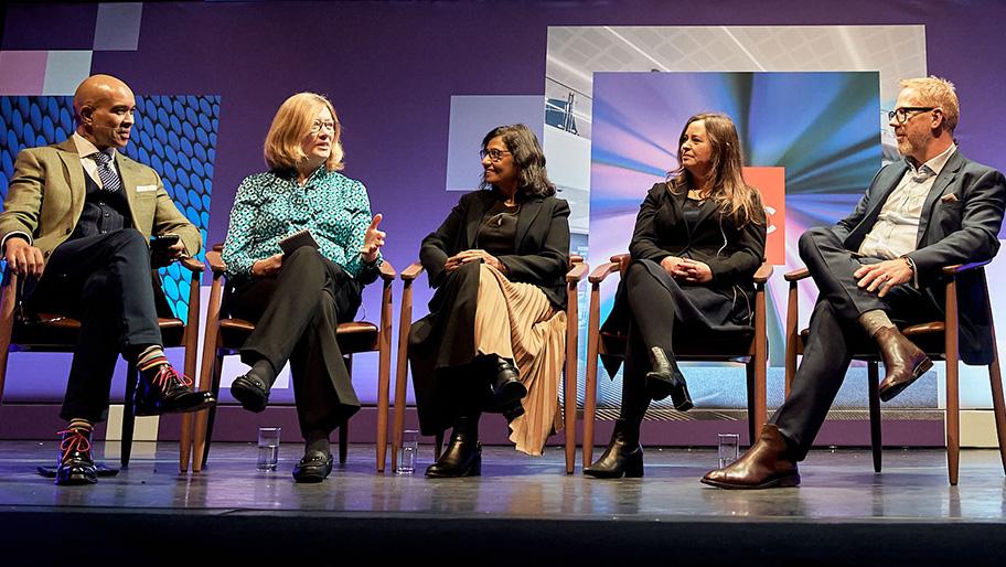 A panel of five speakers at Data Matters 2026.