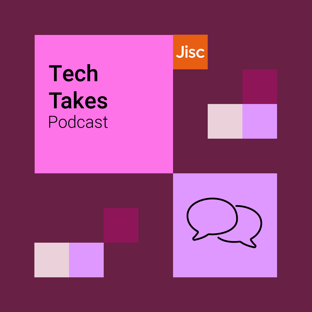 Tech Takes podcast graphic