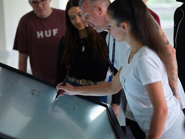 students-at-gower-college-review2