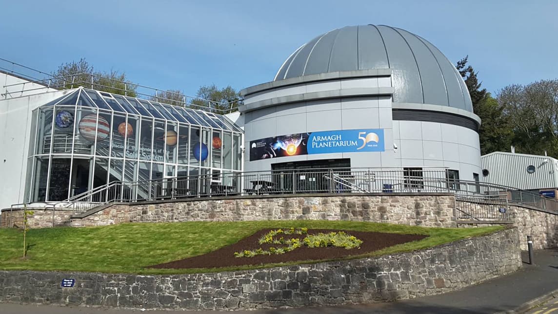 Armagh Planetarium, the largest planetarium in Ireland.