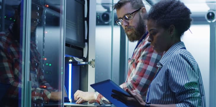 Checking security of data centres